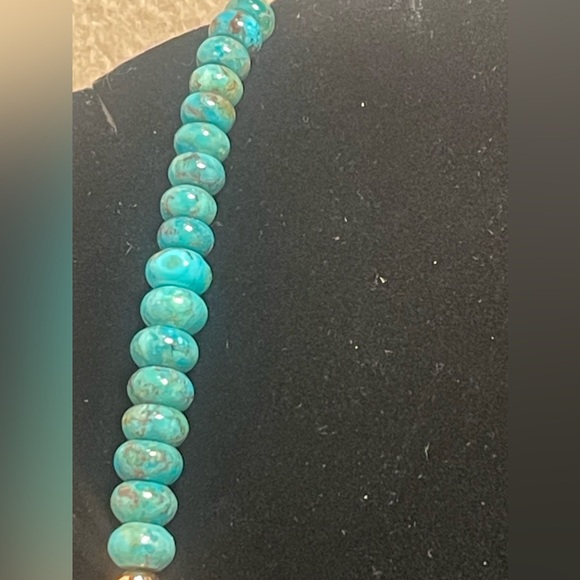 Jay King Signed DTR Copper and Inlay Turquoise Necklace - Picture 5 of 9